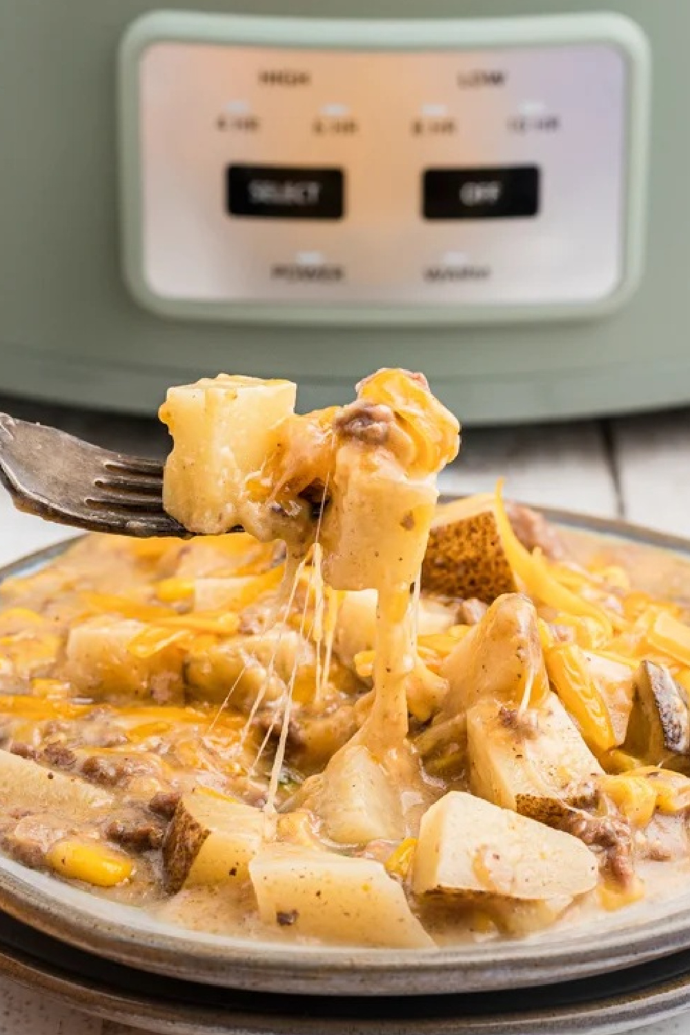 Hamburger Hash on a plate.