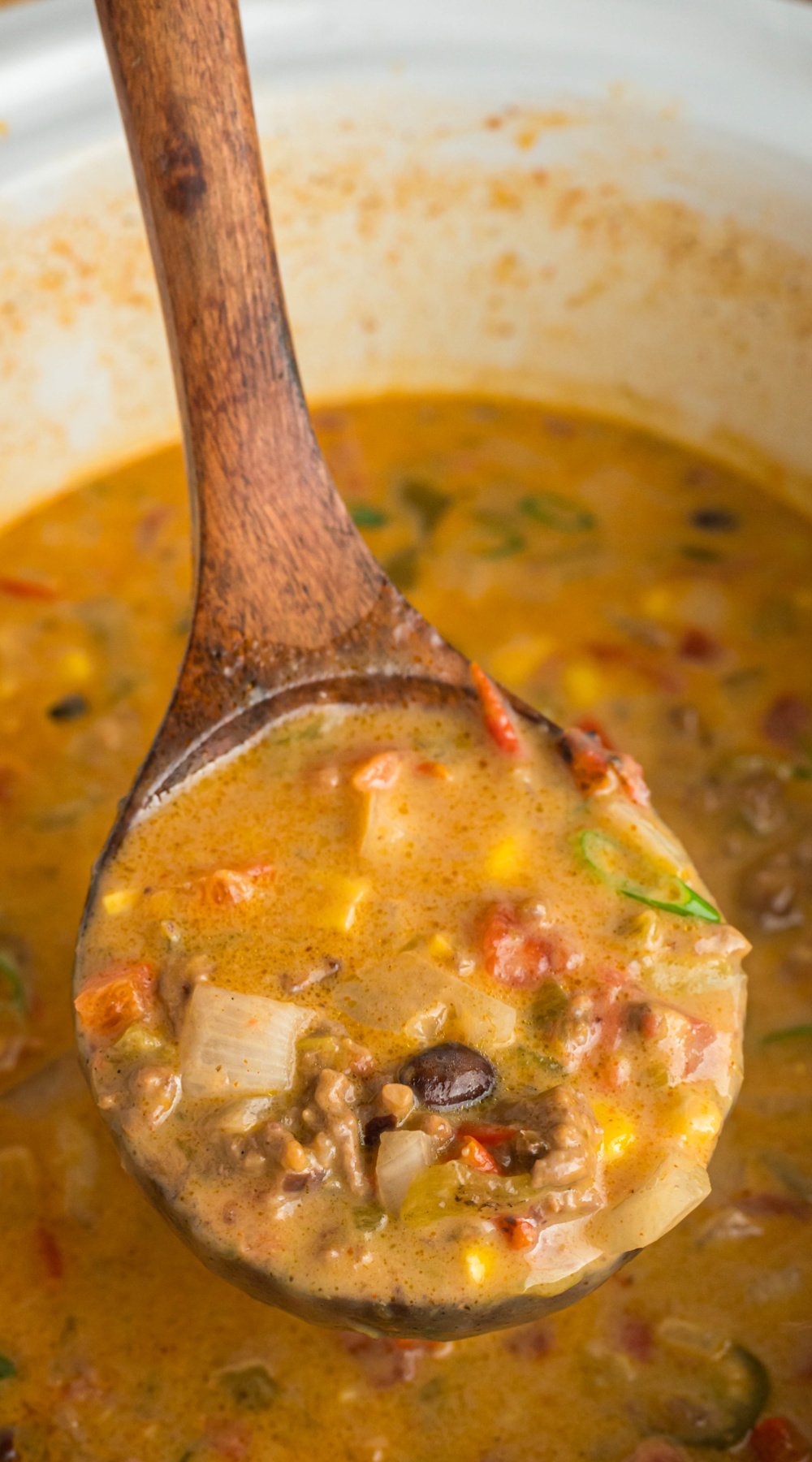 Long image of nacho soup.