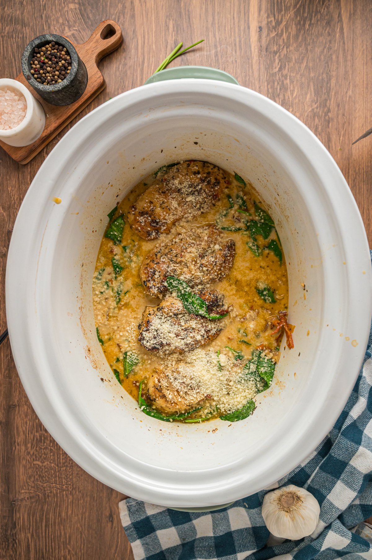 heavy cream and cheese added to finish incredible recipes.